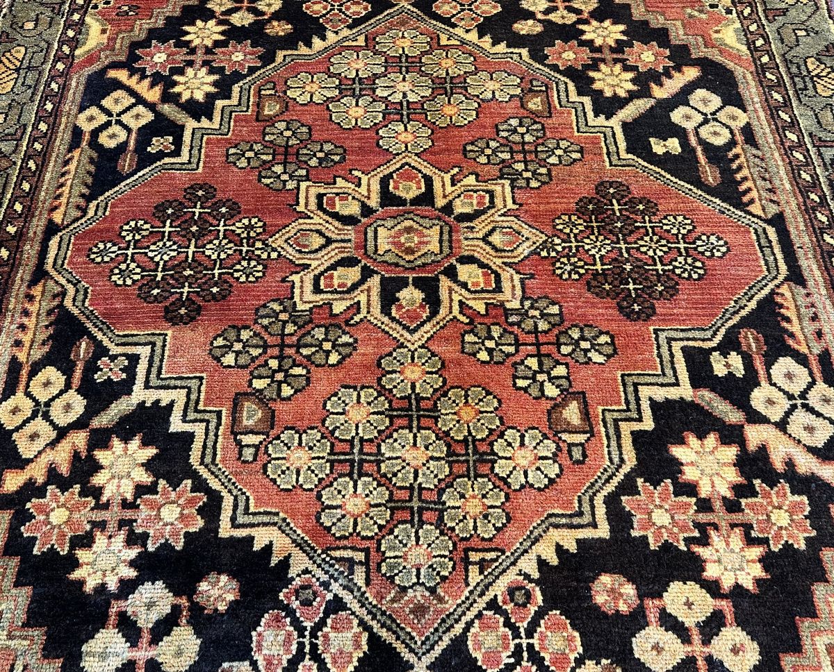 Hand-Knotted Tribal Persian Bakhtiar Rug