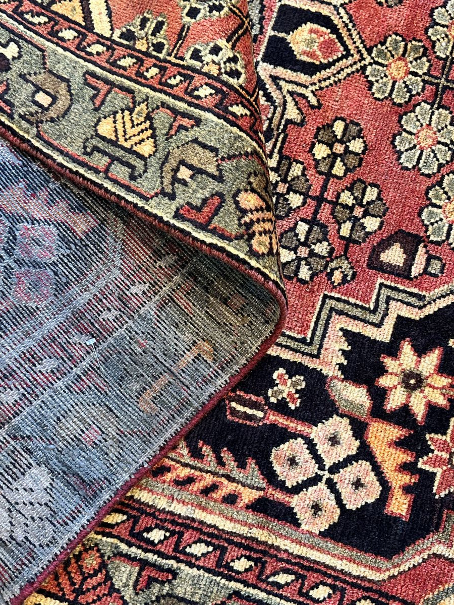 Hand-Knotted Tribal Persian Bakhtiar Rug