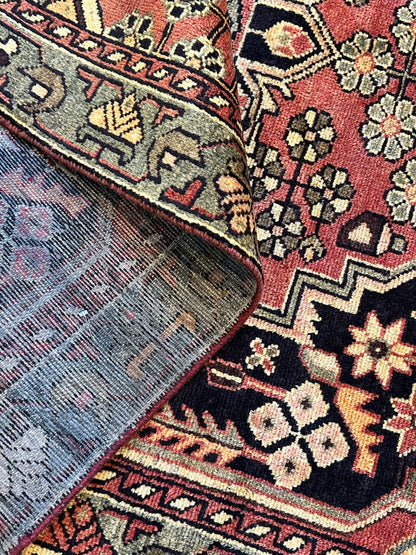 Hand-Knotted Tribal Persian Bakhtiar Rug