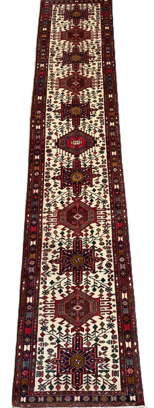 Handmade Tribal Persian Gharajeh Runner