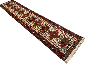 Handmade Tribal Persian Gharajeh Runner