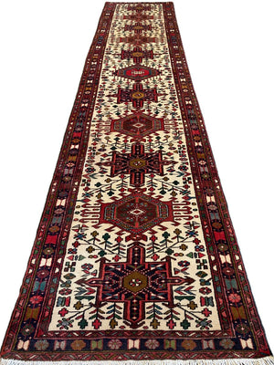 Handmade Tribal Persian Gharajeh Runner