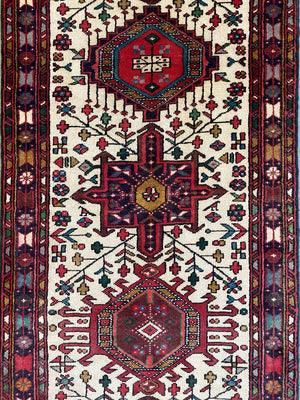 Handmade Tribal Persian Gharajeh Runner