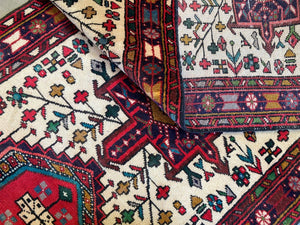 Handmade Tribal Persian Gharajeh Runner