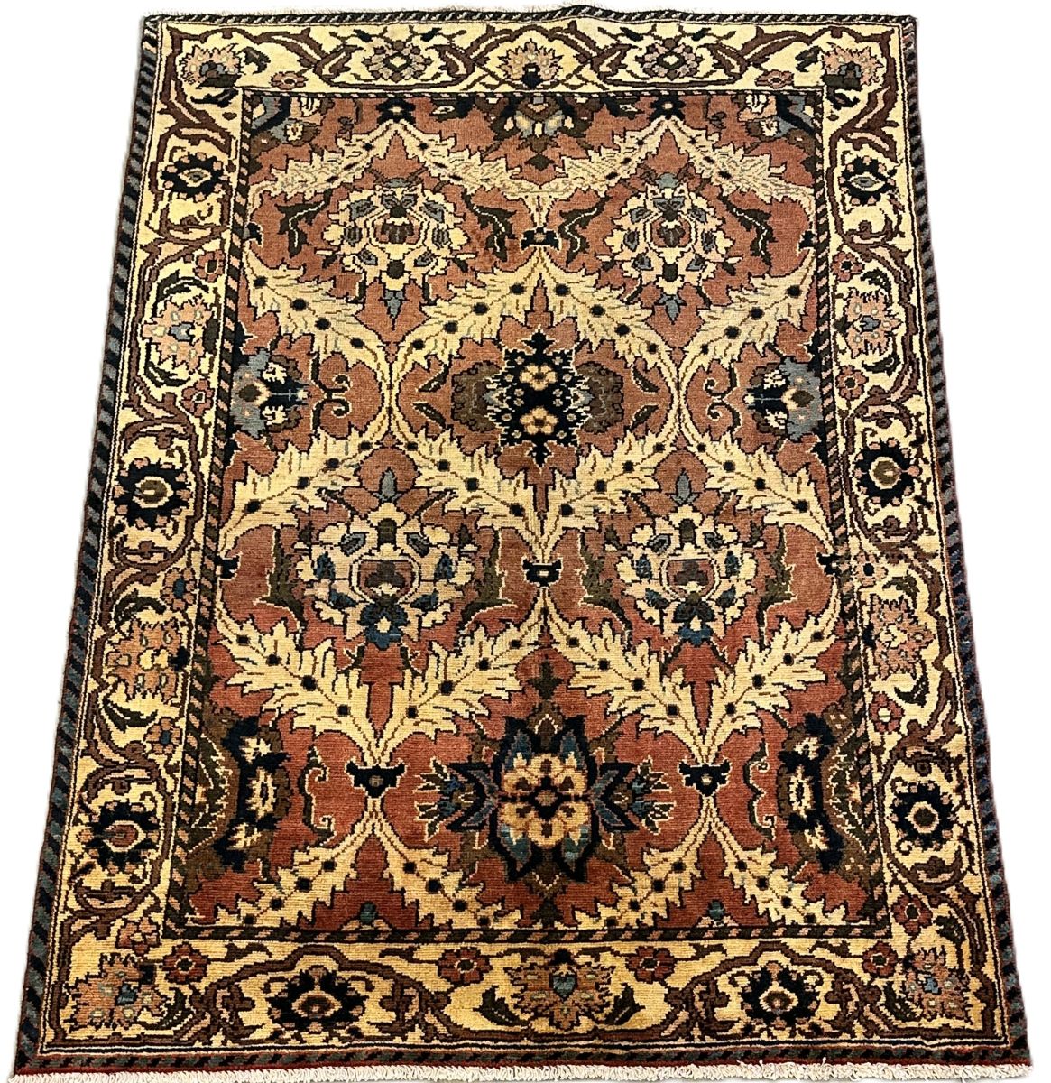 Hand-Knotted Tribal Persian Borchalou Rug