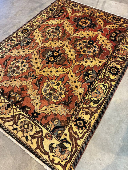 Hand-Knotted Tribal Persian Borchalou Rug