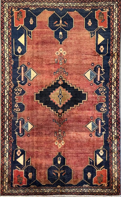 Hand-Knotted Tribal Persian Luri Rug