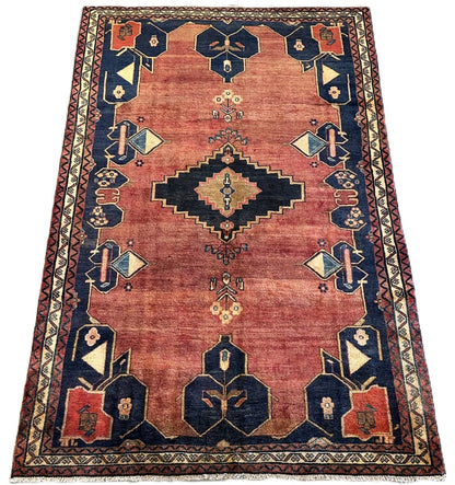 Hand-Knotted Tribal Persian Luri Rug