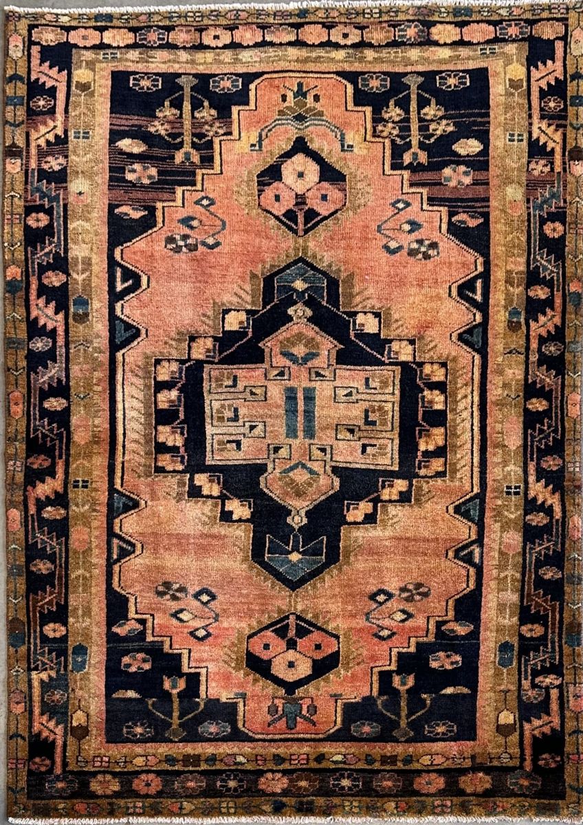 Hand-Knotted Tribal Persian Luri Rug