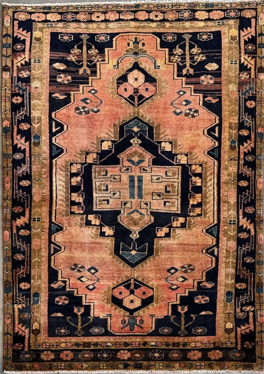 Hand-Knotted Tribal Persian Luri Rug