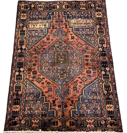 Hand-Knotted Tribal Persian Toyserkan Rug