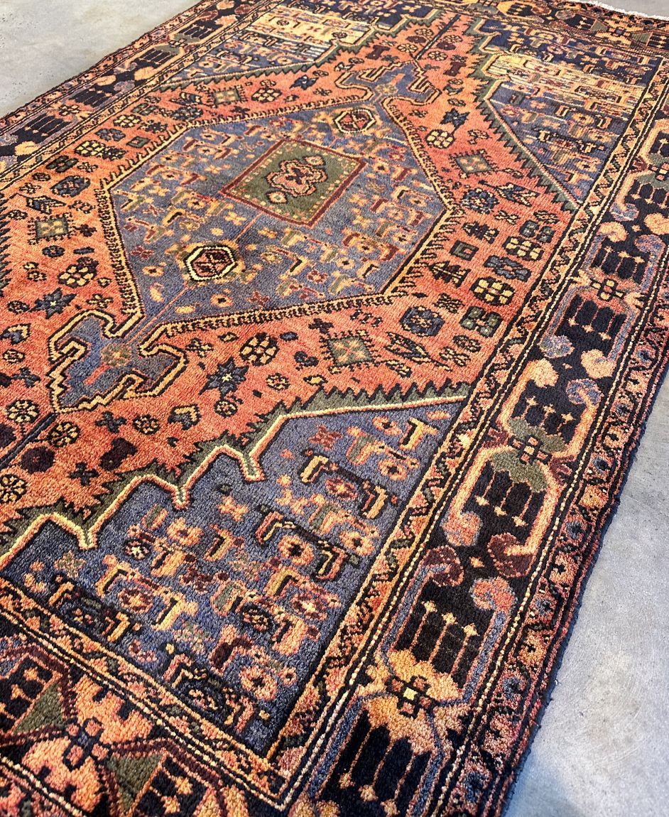 Hand-Knotted Tribal Persian Toyserkan Rug