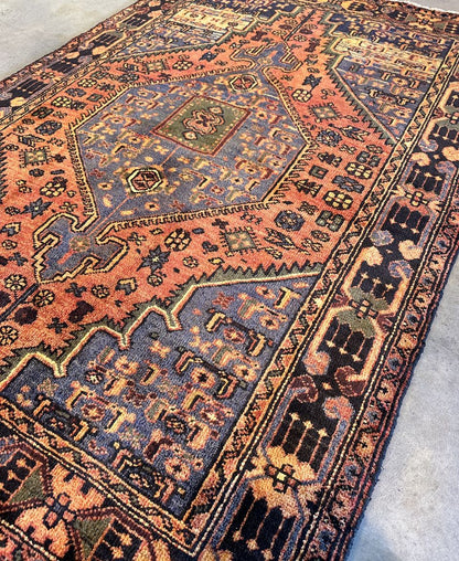Hand-Knotted Tribal Persian Toyserkan Rug