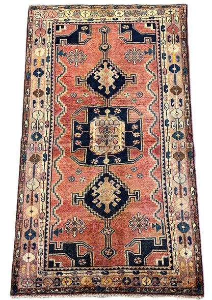 Hand-Knotted Tribal Persian Luri Rug