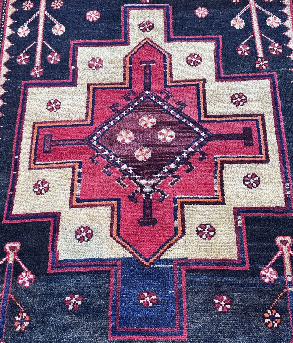 Hand-Knotted Tribal Persian Luri Rug