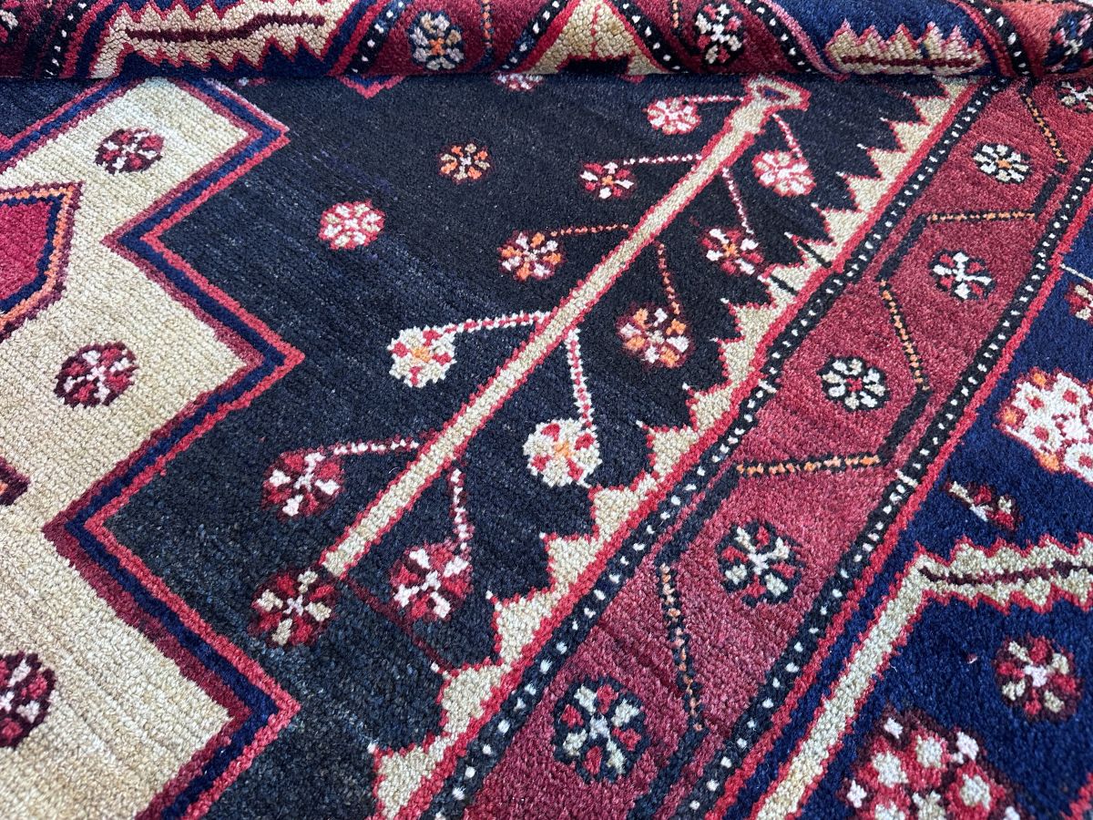 Hand-Knotted Tribal Persian Luri Rug