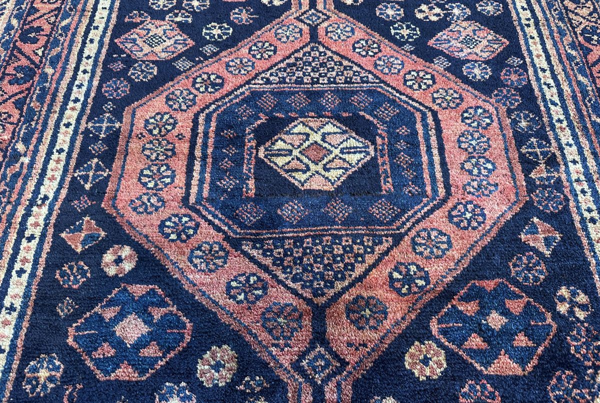 Hand-Knotted Tribal Persian Tarom Rug