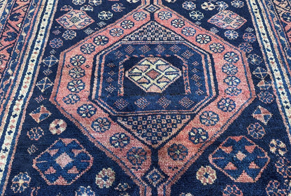 Hand-Knotted Tribal Persian Tarom Rug