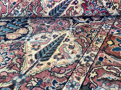 Hand-Knotted Tribal Persian Bakhtiar Rug