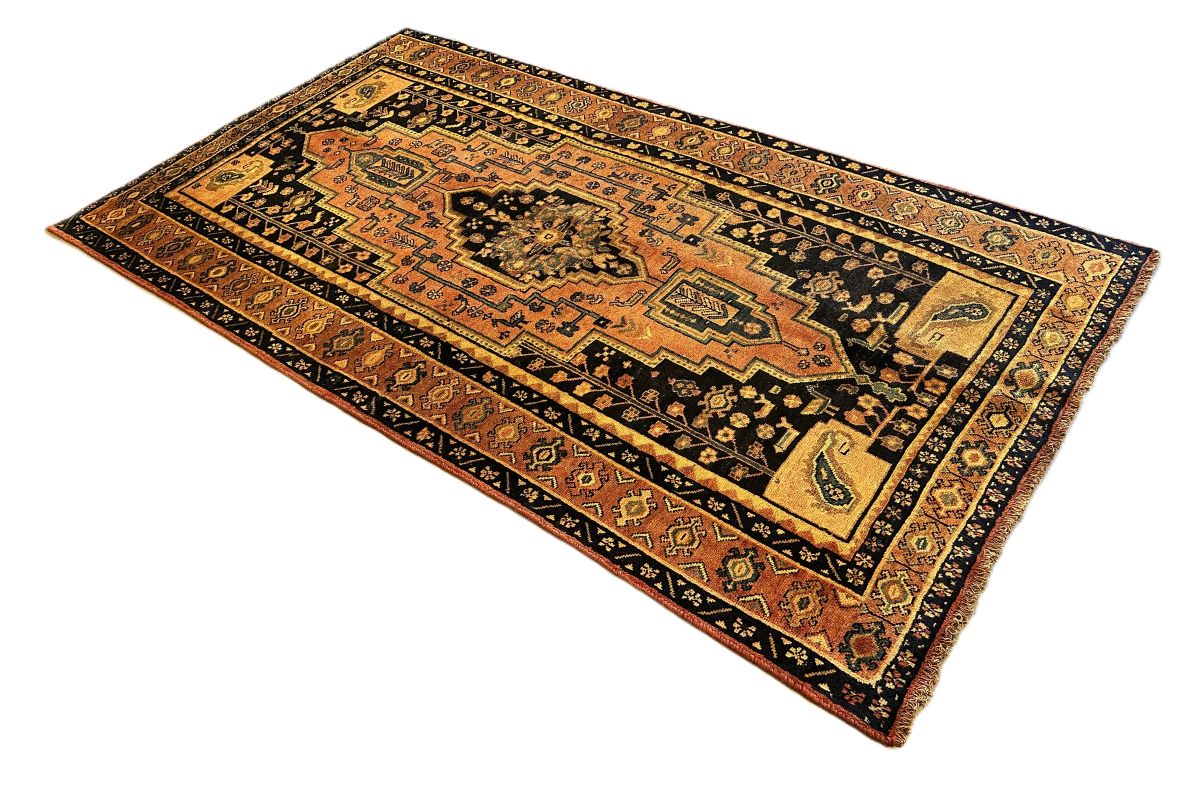Circa 1960s Tribal Persian Zanjan Rug