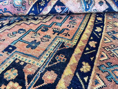 Circa 1960s Tribal Persian Zanjan Rug