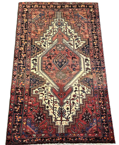 Hand-Knotted Tribal Persian Toyserkan Rug