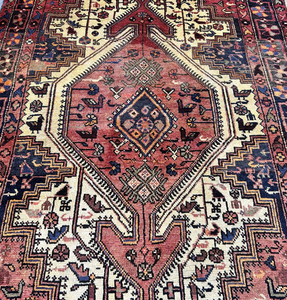Hand-Knotted Tribal Persian Toyserkan Rug