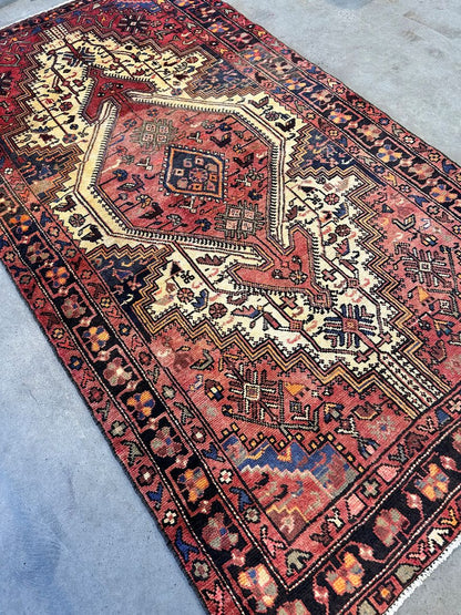 Hand-Knotted Tribal Persian Toyserkan Rug