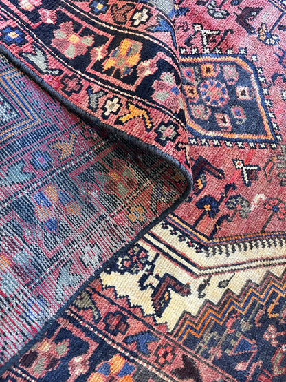 Hand-Knotted Tribal Persian Toyserkan Rug