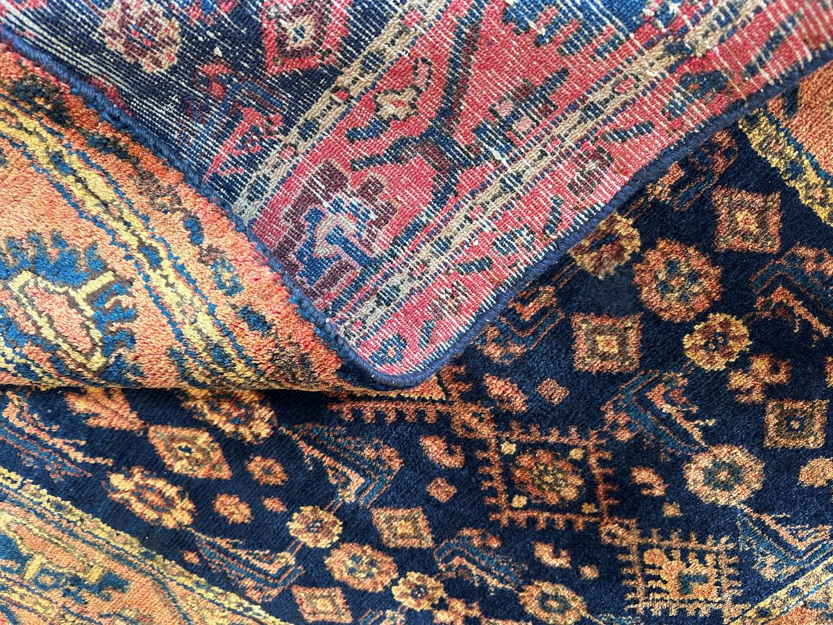 Hand-Knotted Tribal Persian Luri Rug