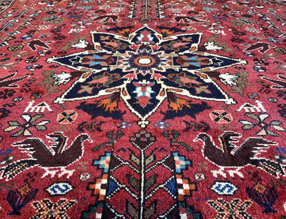 Hand-Knotted Tribal Persian Qashqaie Rug