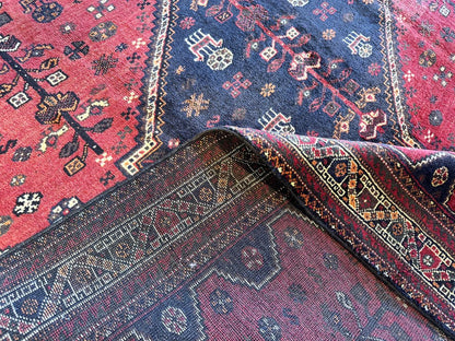 Hand-Knotted Tribal Persian Qashqaie Rug