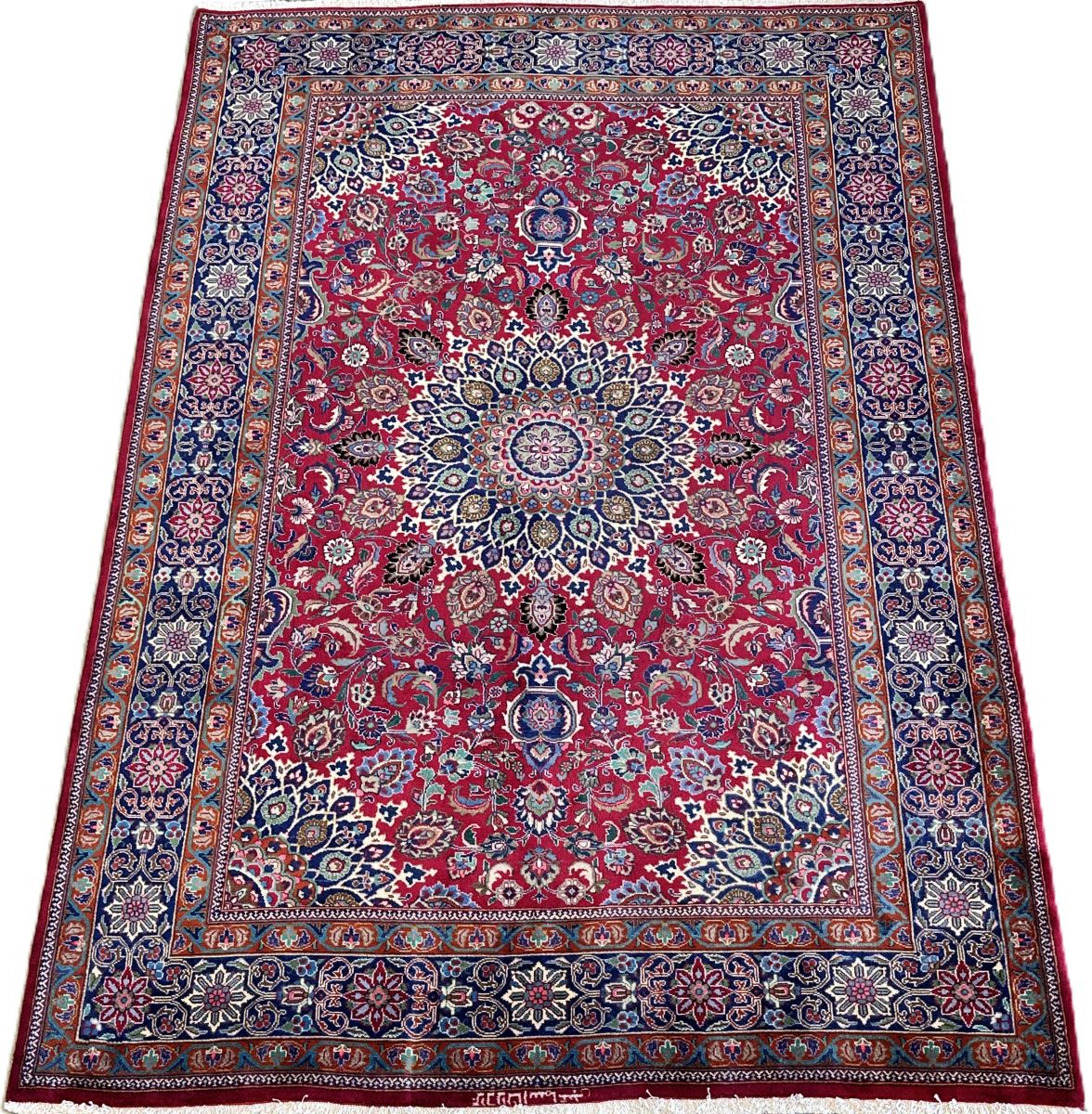 Fine Hand-Knotted Persian Kashmar Carpet