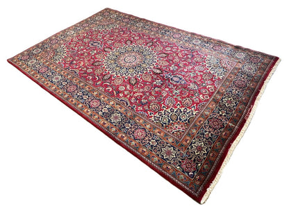 Fine Hand-Knotted Persian Kashmar Carpet