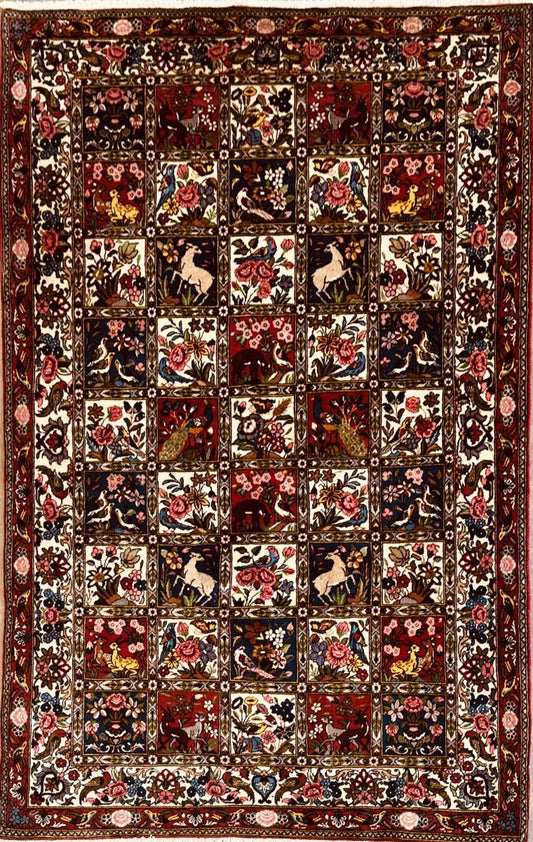 Fine Hand-Knotted Tribal Persian Bakhtiar Chahalshotor Carpet