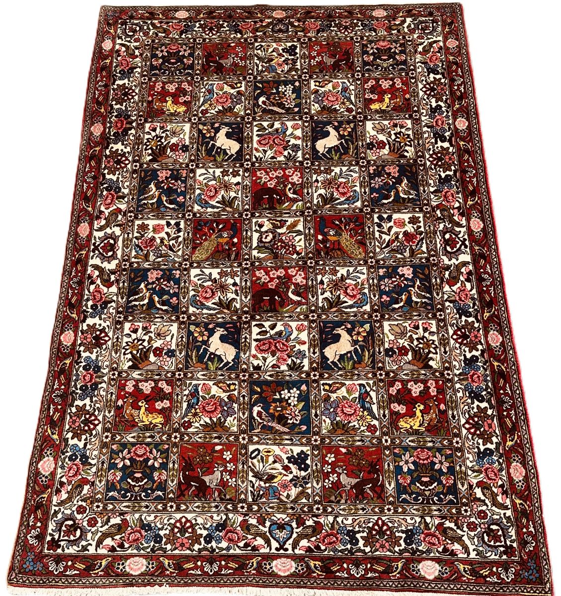 Fine Hand-Knotted Tribal Persian Bakhtiar Chahalshotor Carpet