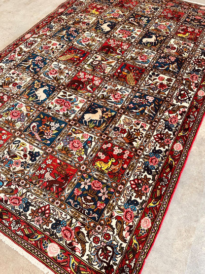 Fine Hand-Knotted Tribal Persian Bakhtiar Chahalshotor Carpet