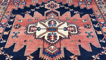 Hand-Knotted Tribal Persian Bakhtiar Rug