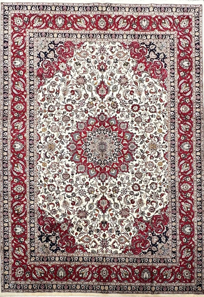 Fine Hand-Knotted Persian Kashmar Carpet