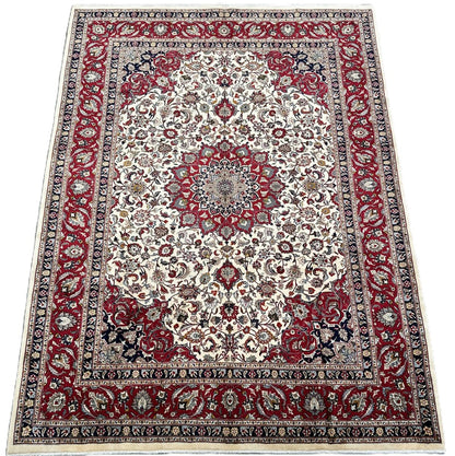 Fine Hand-Knotted Persian Kashmar Carpet