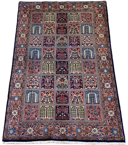 Fine Hand-Knotted Persian Birjand Mood Carpet