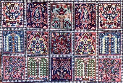 Fine Hand-Knotted Persian Birjand Mood Carpet
