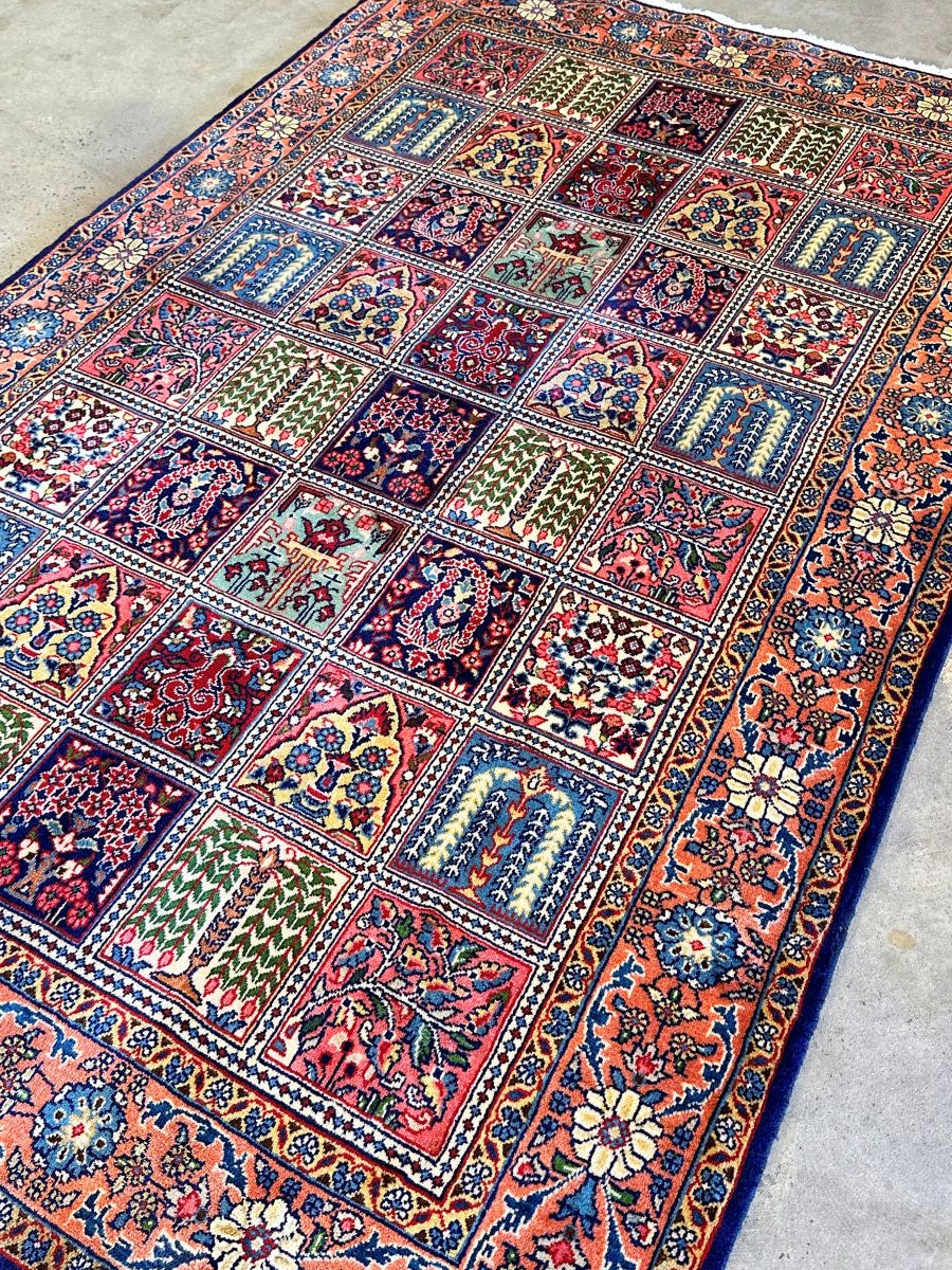 Fine Hand-Knotted Persian Birjand Mood Carpet