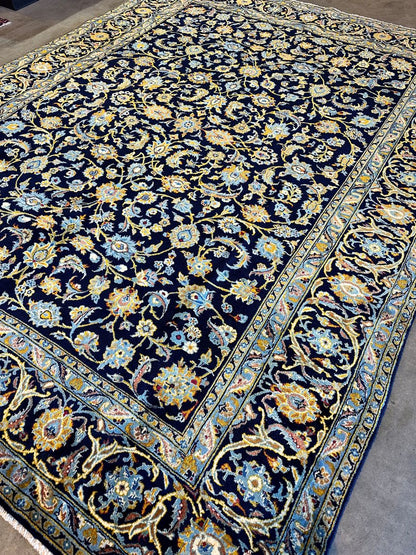Fine Hand-Knotted Royal Persian Kashan Carpet