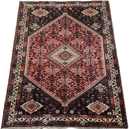 Hand-Knotted Tribal Persian Qashqaie Rug