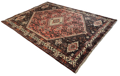 Hand-Knotted Tribal Persian Qashqaie Rug