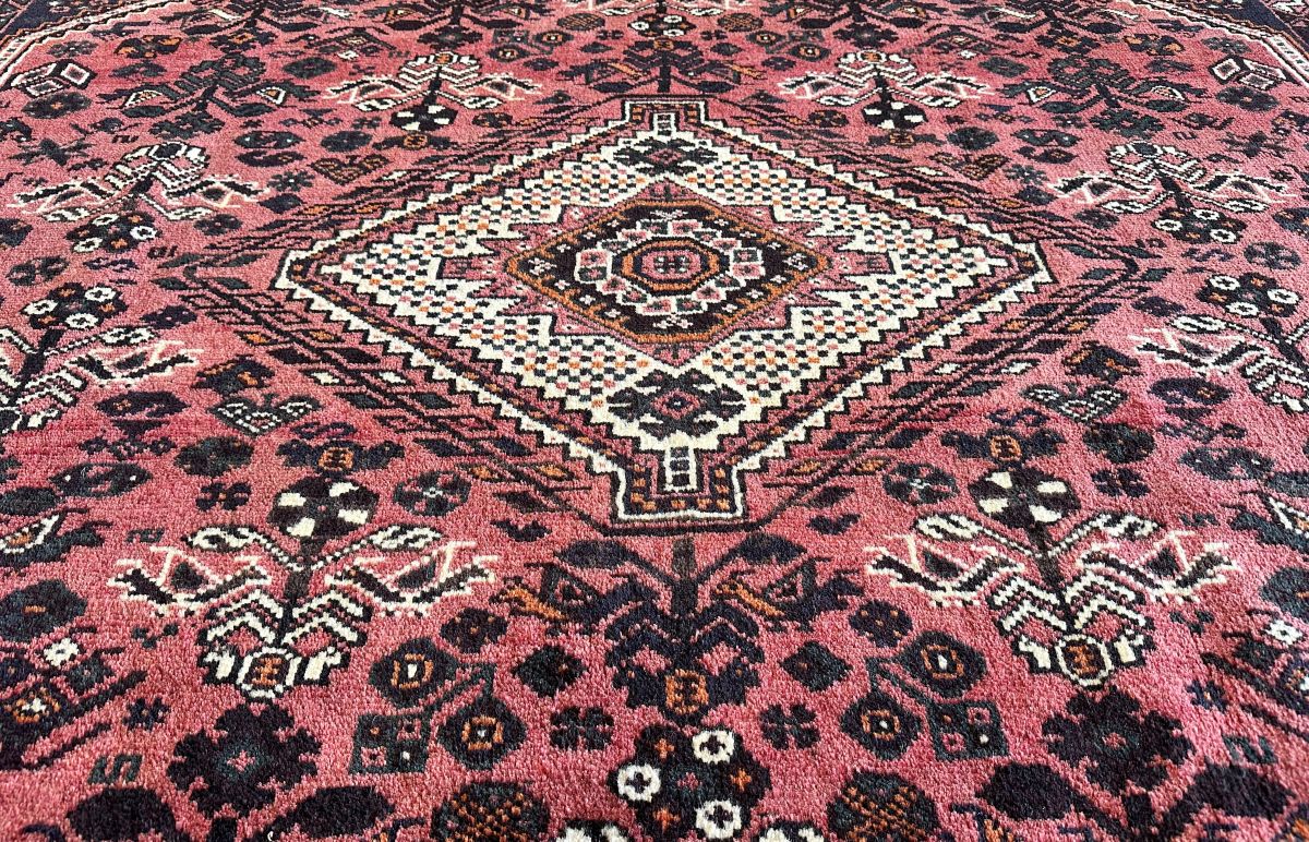 Hand-Knotted Tribal Persian Qashqaie Rug