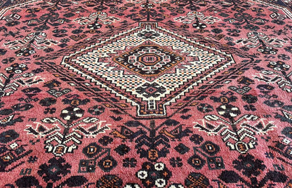 Hand-Knotted Tribal Persian Qashqaie Rug