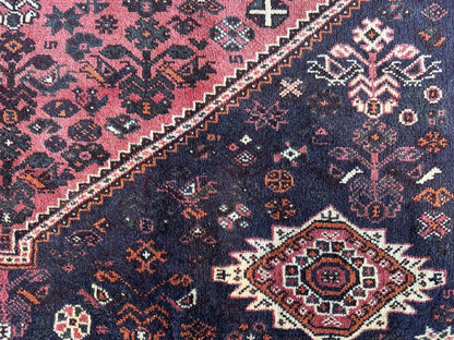 Hand-Knotted Tribal Persian Qashqaie Rug
