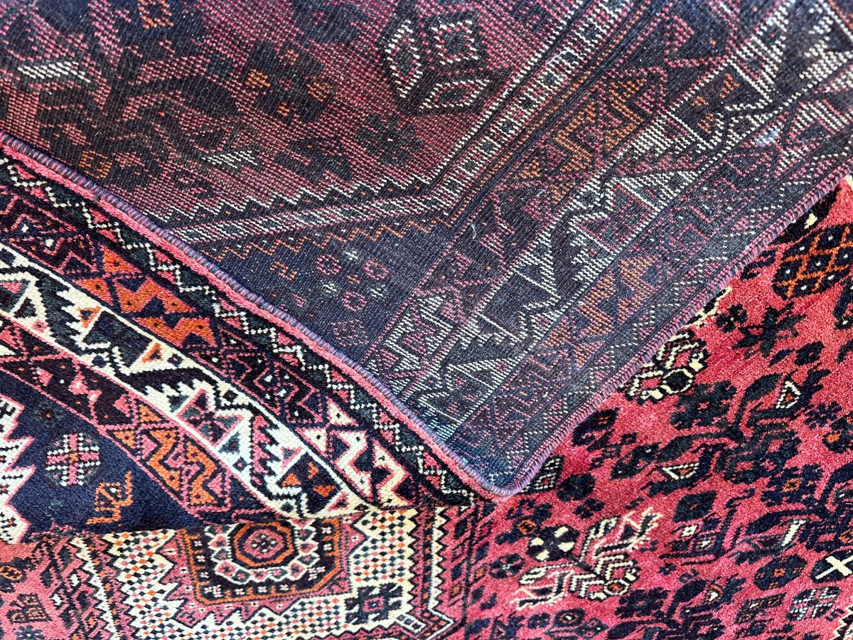 Hand-Knotted Tribal Persian Qashqaie Rug